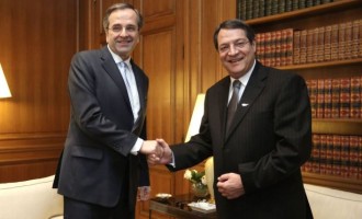 Συνάντηση Σαμαρά – Αναστασιάδη για το Κυπριακό