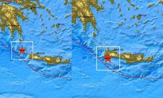 “Κούνησε” και στην Κρήτη – Δύο ασθενείς σεισμικές δονήσεις