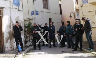 Αστυνομική επιχείρηση απομάκρυνσης αστέγου στα Χανιά