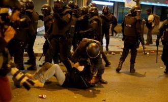 Φωτορεπορτάζ: Ξεσηκώθηκε η Ισπανία κατά της λιτότητας – 89 τραυματίες και 29 συλλήψεις