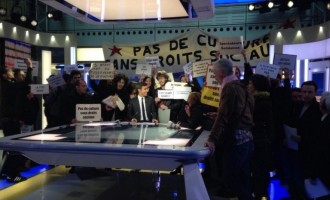 Συμβαίνουν και στη Γαλλία: Άνεργοι κατέλαβαν το στούντιο της δημόσιας τηλεόρασης