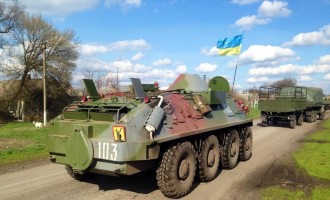 Φάλλαγα Ουκρανών αλεξιπτωτιστών βόρεια του Ντονέτσκ