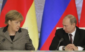 Προειδοποίηση Πούτιν σε Μέρκελ για εμφύλιο στην Ουκρανία