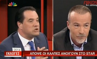 Μπογιόπουλος – Άδωνις: Η πρώτη τηλεοπτική μάχη (βίντεο)