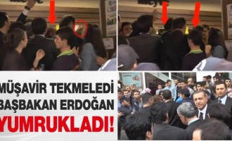 Χαστούκισε διαδηλωτή ο Ερντογάν στην Σόμα (βίντεο)