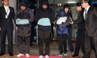 Για ανθρωποκτονία κατηγορούνται 4 μέλη του πληρώματος του πλοίου Sewol στη Ν. Κορέα