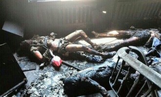 ΒΙΝΤΕΟ ΣΟΚ: Κάμερα δείχνει τα καμμένα πτώματα των Ρώσων (σκληρά πλάνα)