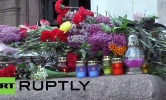 Θρήνος και οργή στην Οδησσό για το ναζιστικό έγκλημα της Χούντας του Κιέβου