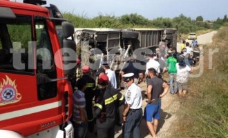 Πάτρα: Τουλάχιστον 10 τραυματίες σε τροχαίο με λεωφορείο του ΚΤΕΛ