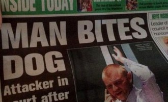 Ιστορική είδηση από την Ουαλία: Άνθρωπος δάγκωσε… σκύλο