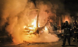 Εικόνες οργής στη Βραζιλία μετά την πανωλεθρία: Πυρπόλησαν 13 λεωφορεία