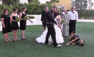 Πρωταγωνιστής του γάμου ήταν ο… σκύλος τους (βίντεο)