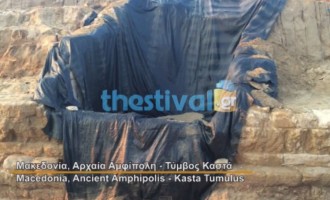 Αμφίπολη: Δείτε βίντεο από τον μεγαλοπρεπή βασιλικό τάφο
