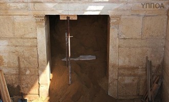Αμφίπολη: Δείτε φωτογραφίες από το εσωτερικό του τάφου