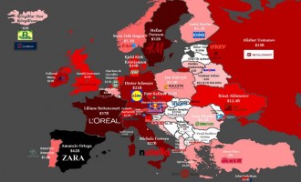 Ο χάρτης των… καπιταλιστών της Ευρώπης – Δείτε ποιος εκπροσωπεί την Ελλάδα