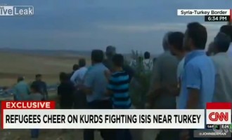 ΒΙΝΤΕΟ: Οι Κούρδοι πολεμάνε το Ισλαμικό Κράτος και ο λαός τους επευφημεί!