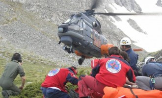 Δραματική επιχείρηση διάσωσης ορειβάτισσας