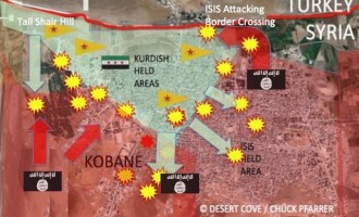 Κομπάνι: Ο χάρτης των μαχών – Τι προσπαθούν οι τζιχαντιστές