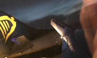 Αεροπλάνα της Ryanair συγκρούστηκαν στο Δουβλίνο (βίντεο + φωτο)