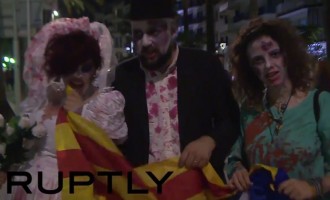 Καταλονία: Tα… “ζόμπι” ζητούν την ανεξαρτησία τους (βίντεο)