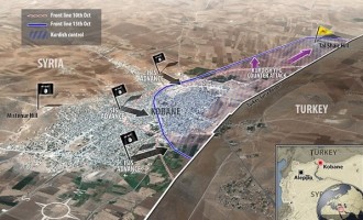 Δείτε σε χάρτη πώς έχει διαμορφωθεί η πολιορκία της Κομπάνι