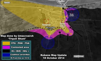 Δείτε σε χάρτη την πολιορκία στην Κομπάνι