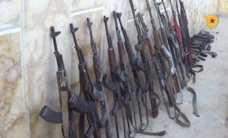 Δείτε τα όπλα που πήραν λάφυρα οι Κούρδοι από το Ισλαμικό Κράτος