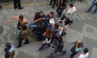 ΕΚΤΑΚΤΟ: Χαροπαλεύει Κούρδος διαδηλωτής στην Κωνσταντινούπολη (φωτογραφίες)