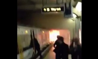 Πανικός από φωτιά στο μετρό του Λονδίνου (βίντεο)