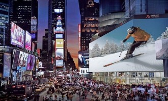 Νέα Υόρκη: Η μεγαλύτερη ψηφιακή οθόνη στον κόσμο