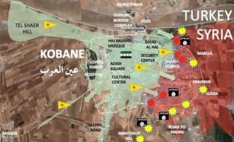 Το Ισλαμικό Κράτος ελέγχει μόνο το 25% της Κομπάνι (χάρτες)