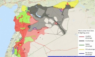 Δείτε πώς είναι μοιρασμένη η Συρία σήμερα (χάρτης)