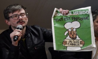 Ο καρτουνίστας της Charlie Hebdo παρουσιάζει το πρώτο τεύχος μετά την επίθεση (βίντεο)