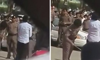 Δείτε βίντεο σοκ από το δημόσιο μαστίγωμα του Σαουδάραβα μπλόγκερ