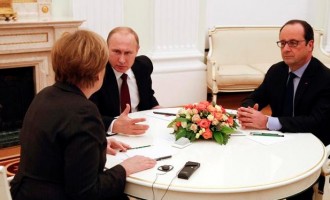 Πούτιν, Ολάντ και Μέρκελ μίλησαν τηλεφωνικώς για Ουκρανία και τζιχαντιστές