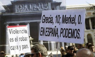 Η Μαδρίτη στους δρόμους: “Όχι στο πολιτικό πραξικόπημα – Όχι στην Τρόικα”