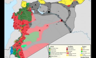 Δείτε πώς έχει διαμελιστεί η Συρία μέχρι τις 15 Φεβρουαρίου 2015