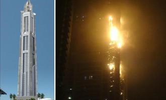 Πυρκαγιά στον Torch Tower του Ντουμπάι (ύψος 336,8 μέτρα – βίντεο + φωτο)