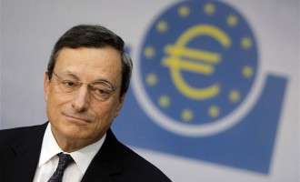 Ντράγκι: Ομόλογα 16,3 δισ. ευρώ αγόρασε η Τράπεζα της Ελλάδος