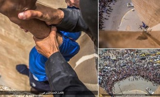 Το Ισλαμικό Κράτος πέταξε ομοφυλόφιλους από ταράτσα (σκληρές εικόνες)