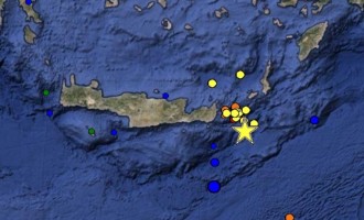 Ισχυρός σεισμός 5,4 Ρίχτερ κούνησε την Κρήτη