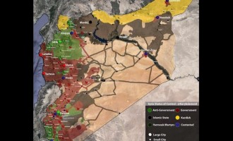 Δείτε πώς έχει διαμορφωθεί ο διαμελισμός της Συρίας (χάρτης)