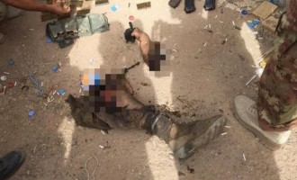 Ιρακινοί στρατιώτες διαμέλισαν τζιχαντιστή πριν ανατιναχτεί πάνω τους (φωτογραφίες)