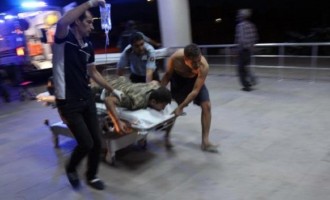 Τρακτέρ με εκρηκτικά ανατινάχτηκε πάνω σε τουρκικό αστυνομικό τμήμα
