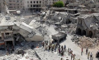 Μαχητικό της Συρίας συνετρίβη σε πλατεία πόλης κατεχόμενης από την Αλ Κάιντα