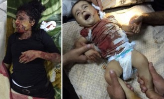 Τούρκοι πυροβόλησαν μητέρα και μωρό (Κούρδους) στην Τσίζρε (σκληρές φωτο)