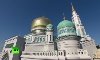 Δείτε το μεγαλύτερο τζαμί της Ευρώπης – Το εγκαινίασε ο Πούτιν στη Μόσχα (βίντεο)