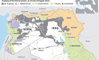 Δείτε πώς έχουν διαμοιραστεί στον χάρτη Συρία και Ιράκ