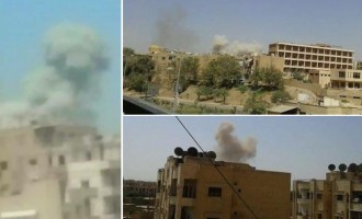 Η κυβέρνηση της Συρίας βομβάρδισε το Ισλαμικό Κράτος στη Ράκα