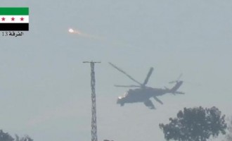 Οι “μετριοπαθείς” κατέρριψαν συριακό ή ρωσικό ελικόπτερο στη Συρία